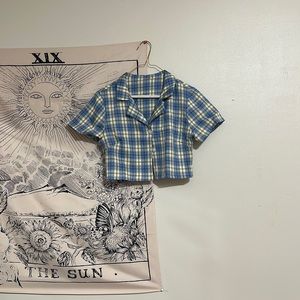 COPY - Y2K cropped button up